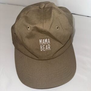 MAMA BEAR Tan Baseball Hat